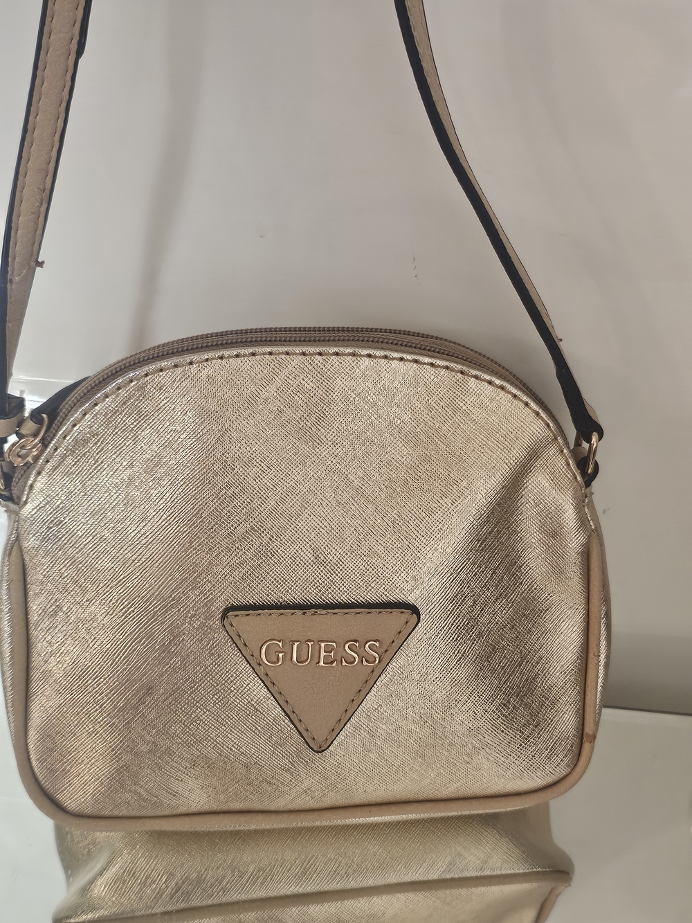 GUESS Metallic Gold Crossbody Bag